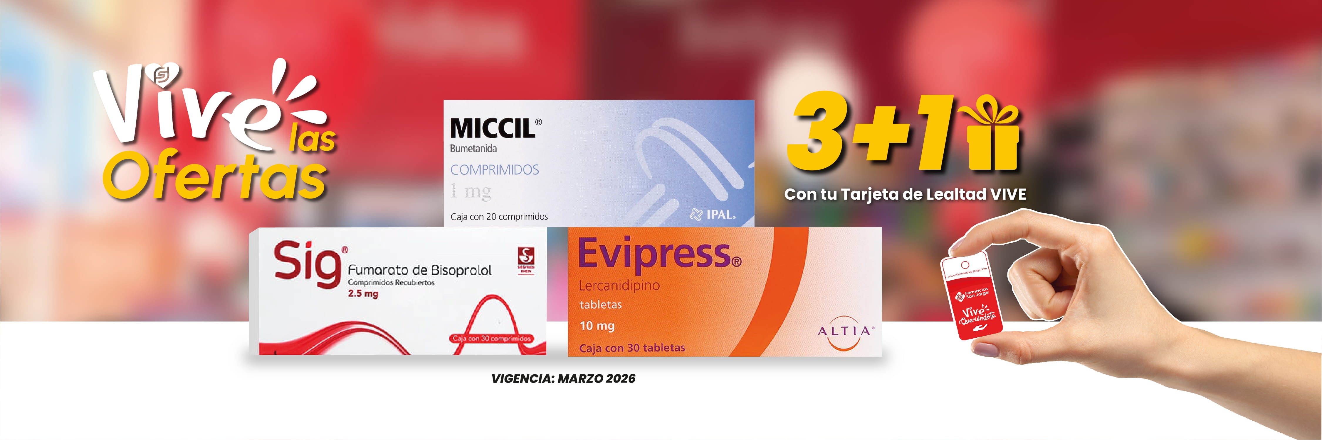 vive las ofertas 3+1