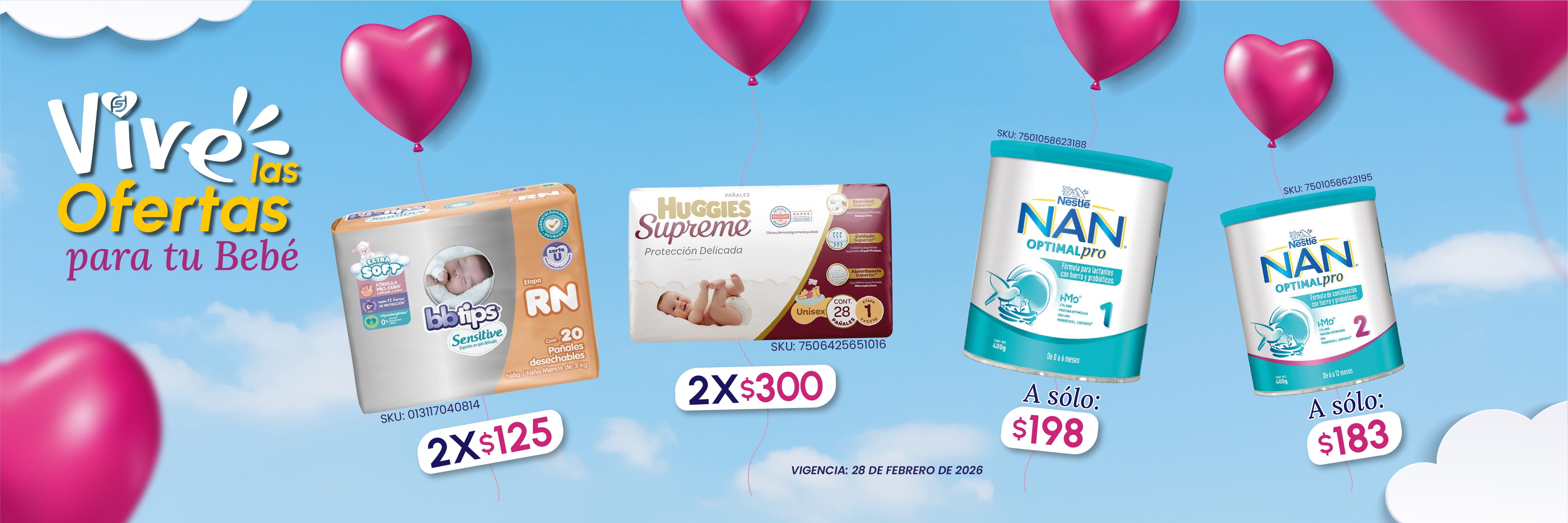 vive las ofertas para tu bebe