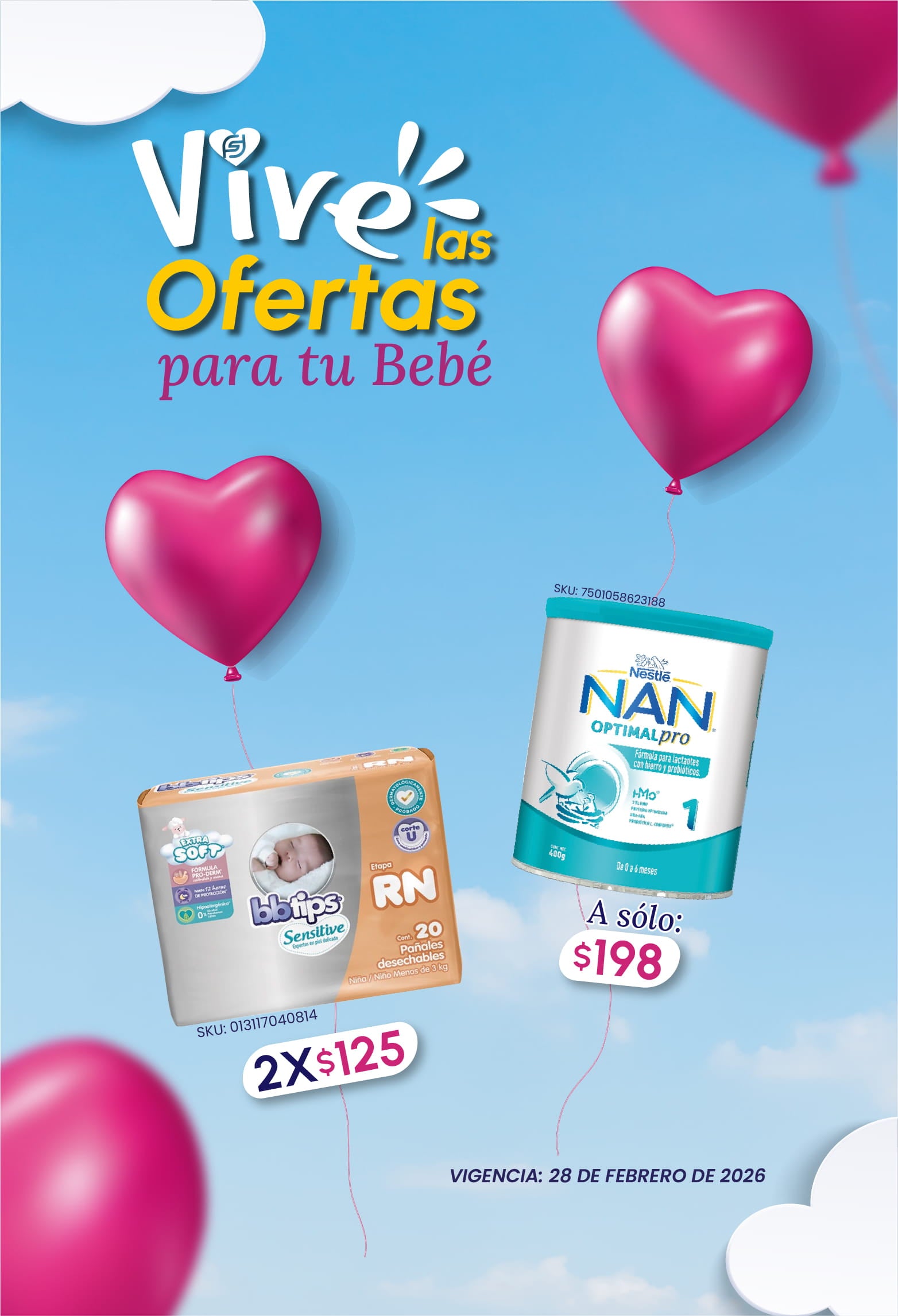 vive las ofertas para tu bebe