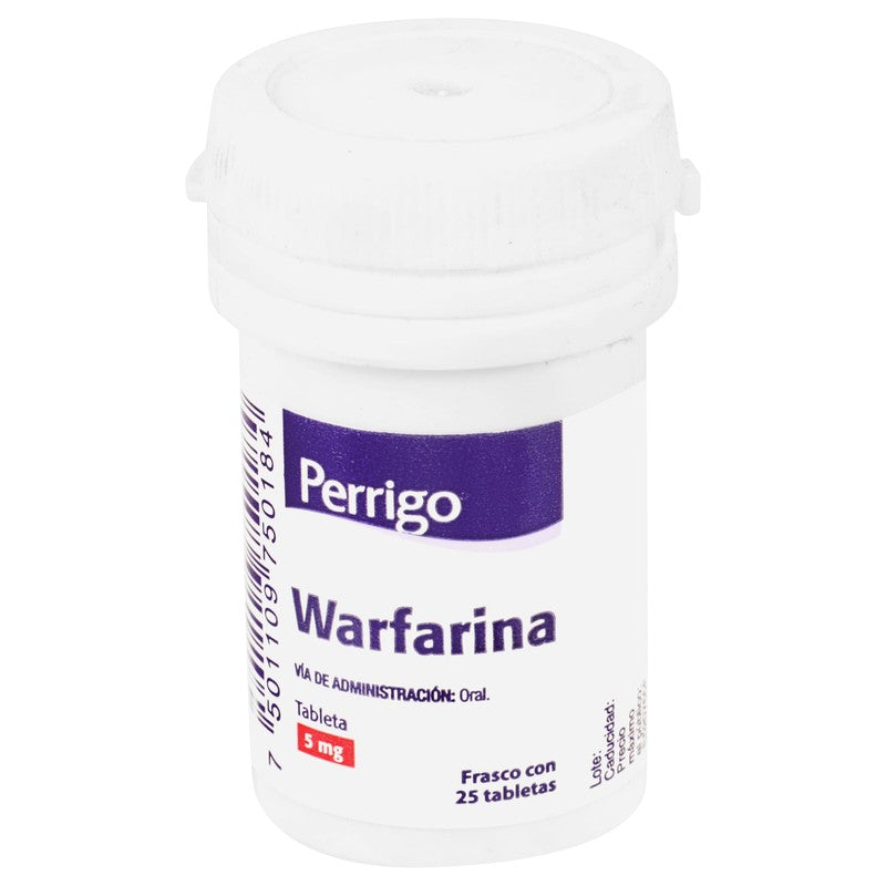 Warfarina 5 Mg Con 25 Tabletas Quimfarma 7501109750184 3