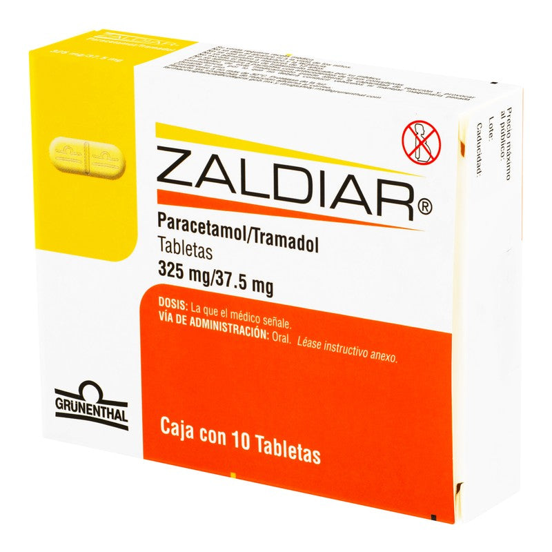 Zaldiar 37.5325 Mg Tabletas 10 7501124760250 3