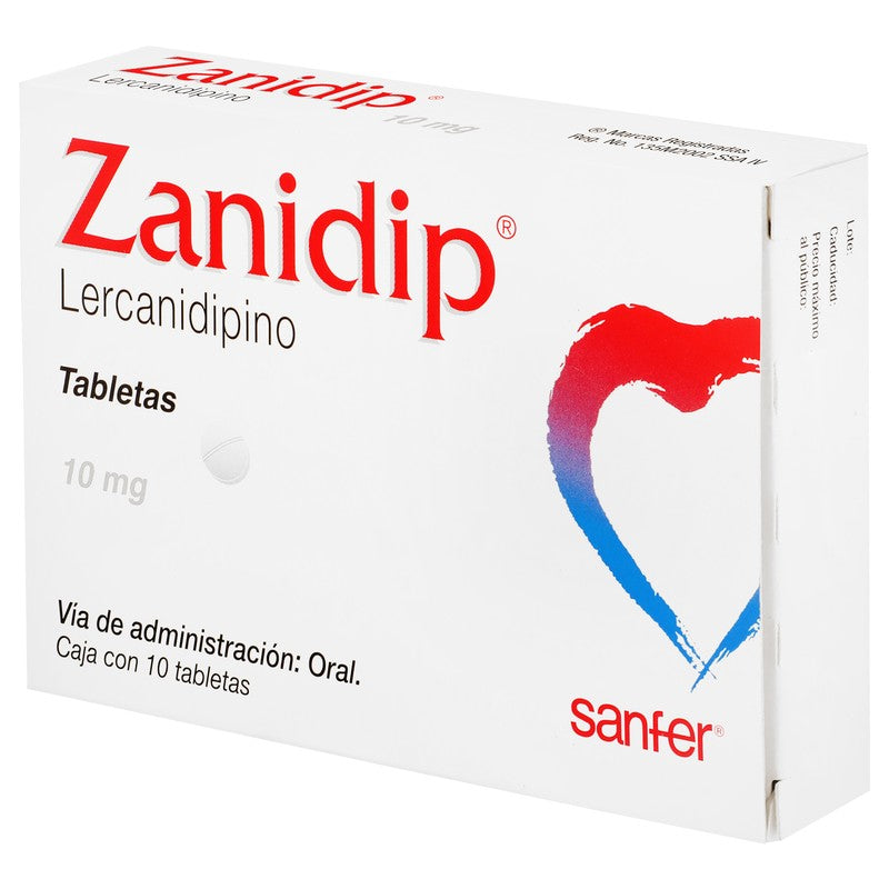 Zanidip 10 Mg Tabletas 10 7501070615437 4