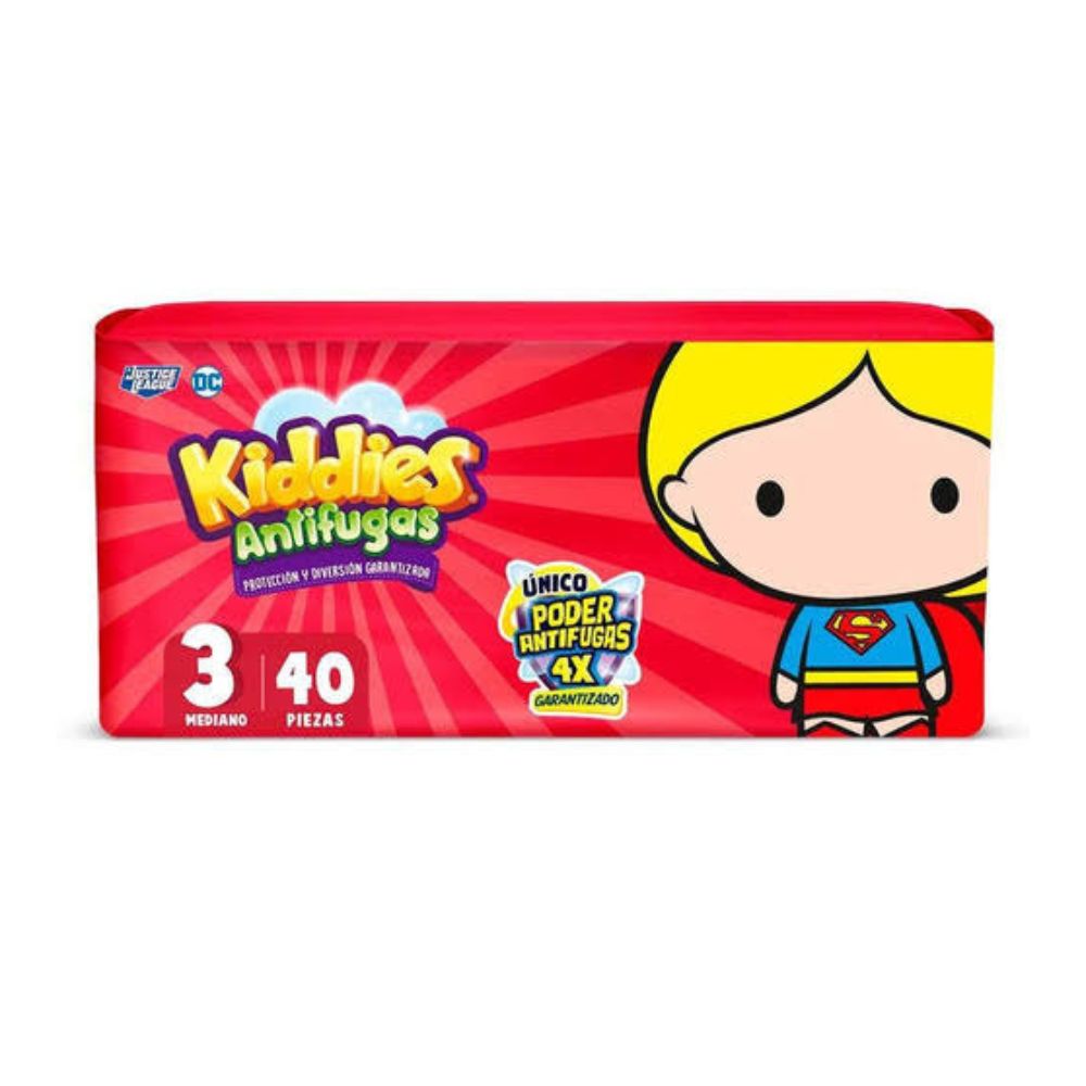 PAÑAL CHICOLASTIC KIDDIES ANTIFUGAS CON 40 PIEZAS ETAPA 3 MEDIANO