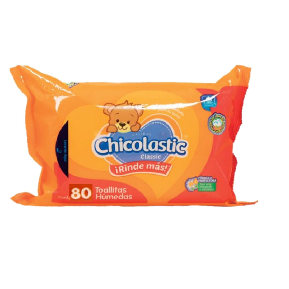Toallitas Humedas Chicolastic Class Con 80 Piezas