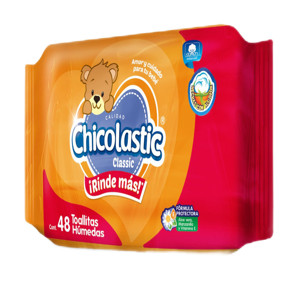 Toallas Humedas Chicolastic Class Con 48 Piezas