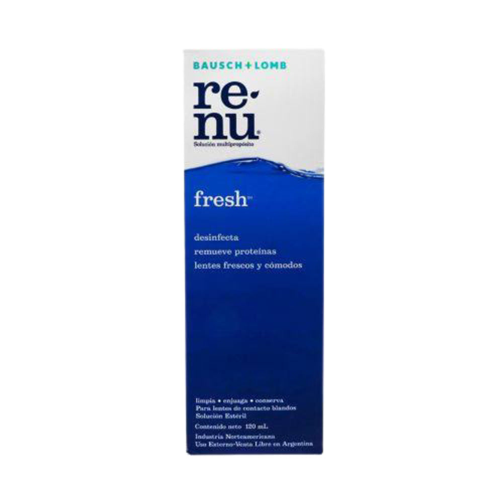 Renu Plus No Rub Solucion 120 Ml (Lentes) 