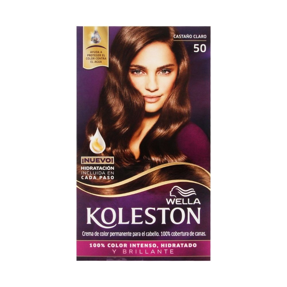Tinte Koleston  Crema Color Casta¤o  Claro 50
