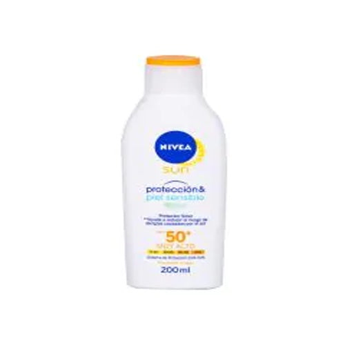 Protector Nivea Sun Piel Senible Fps 50 200 Ml