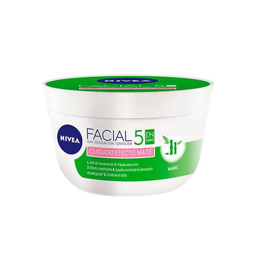Crema Nivea Facial 5 En1 Efec Mate 200 Ml