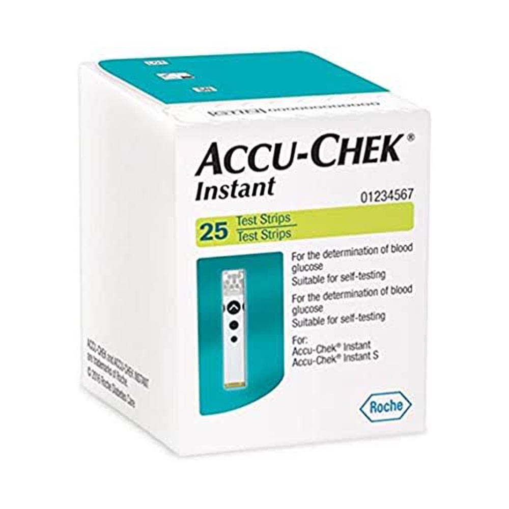 ACCU-CHEK INSTANT TIRAS REACTIVAS CON 25
