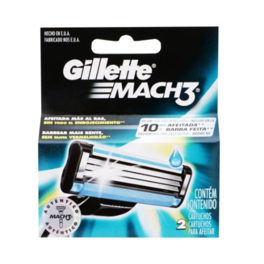 Hoja Gillette Mach 3 Con 2