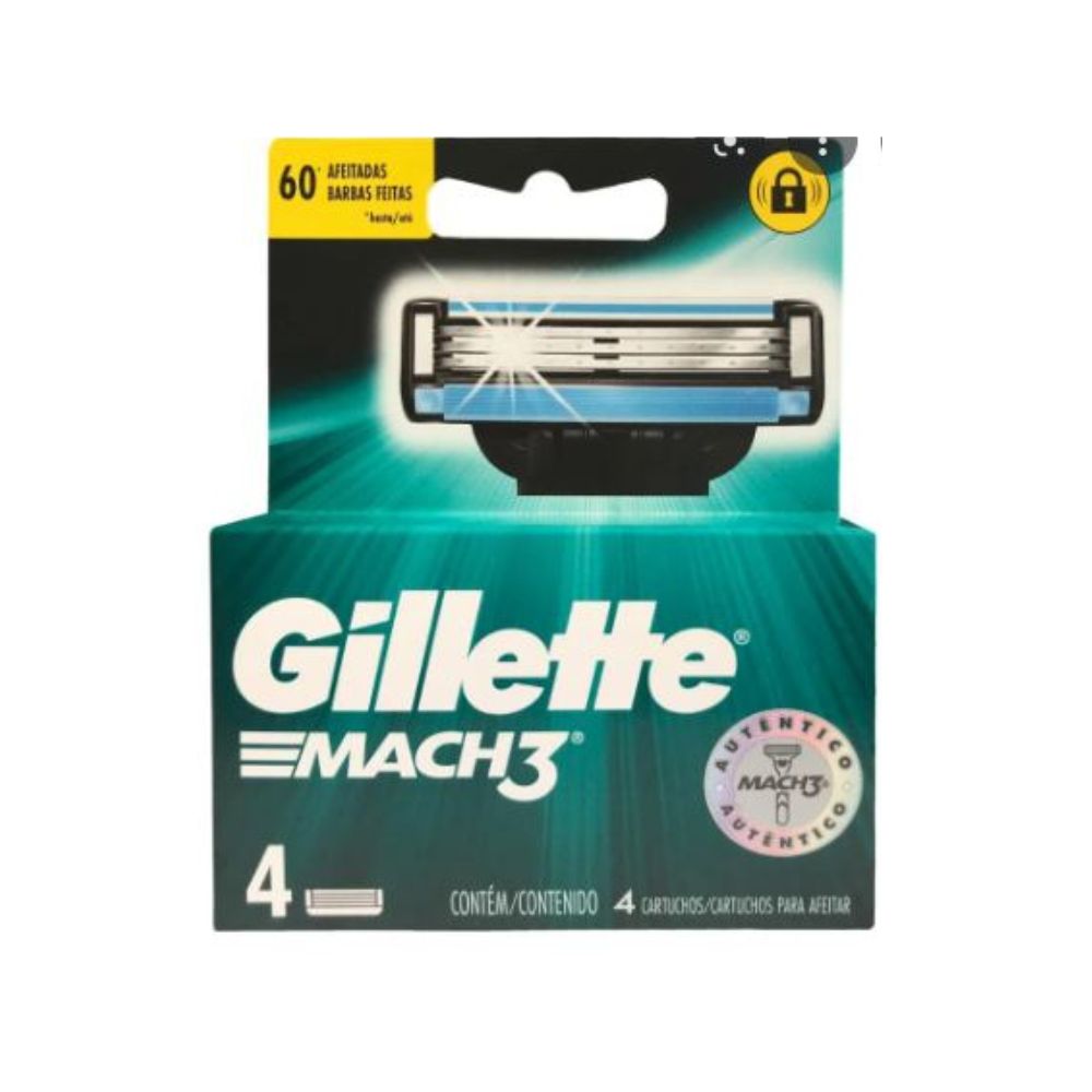 Hoja Gillette Mach3 C/4