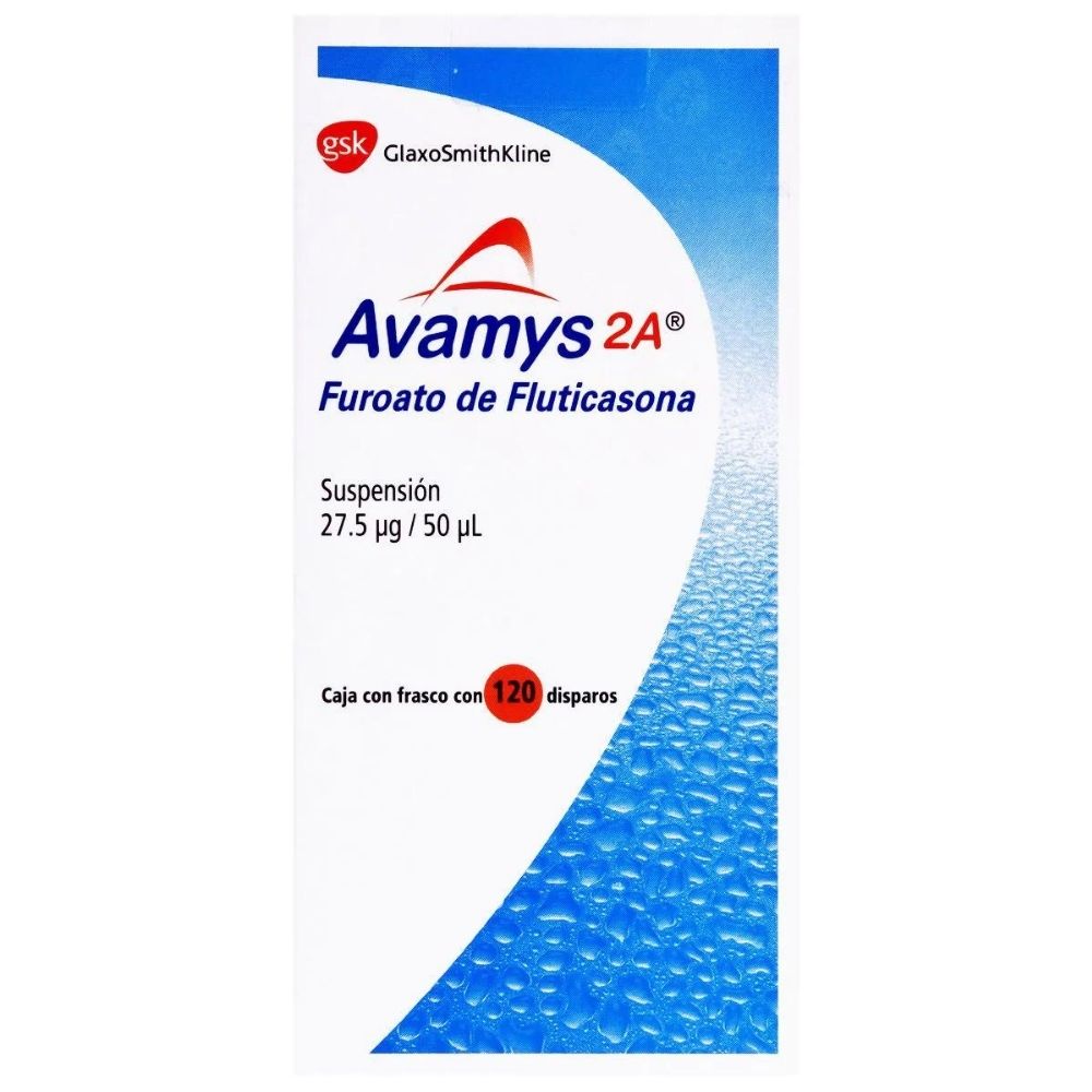 Avamys 2A Suspension 27.5 Ug Frasco 120 Disparos Nasal Para Inhalacion