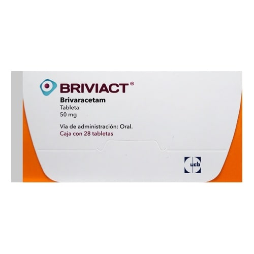Briviact 50 Mg Con 28 Tabletas