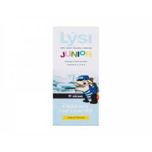 LYSI JUNIOR OMEGA 3 EPA & DHA Y VITAMINA A,D,E 240 ML