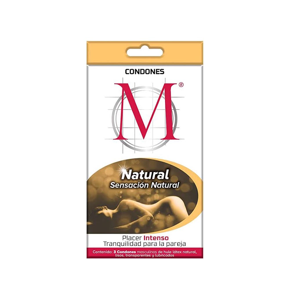 PRESERVATIVO M-FORCE NATURAL CART CON 3