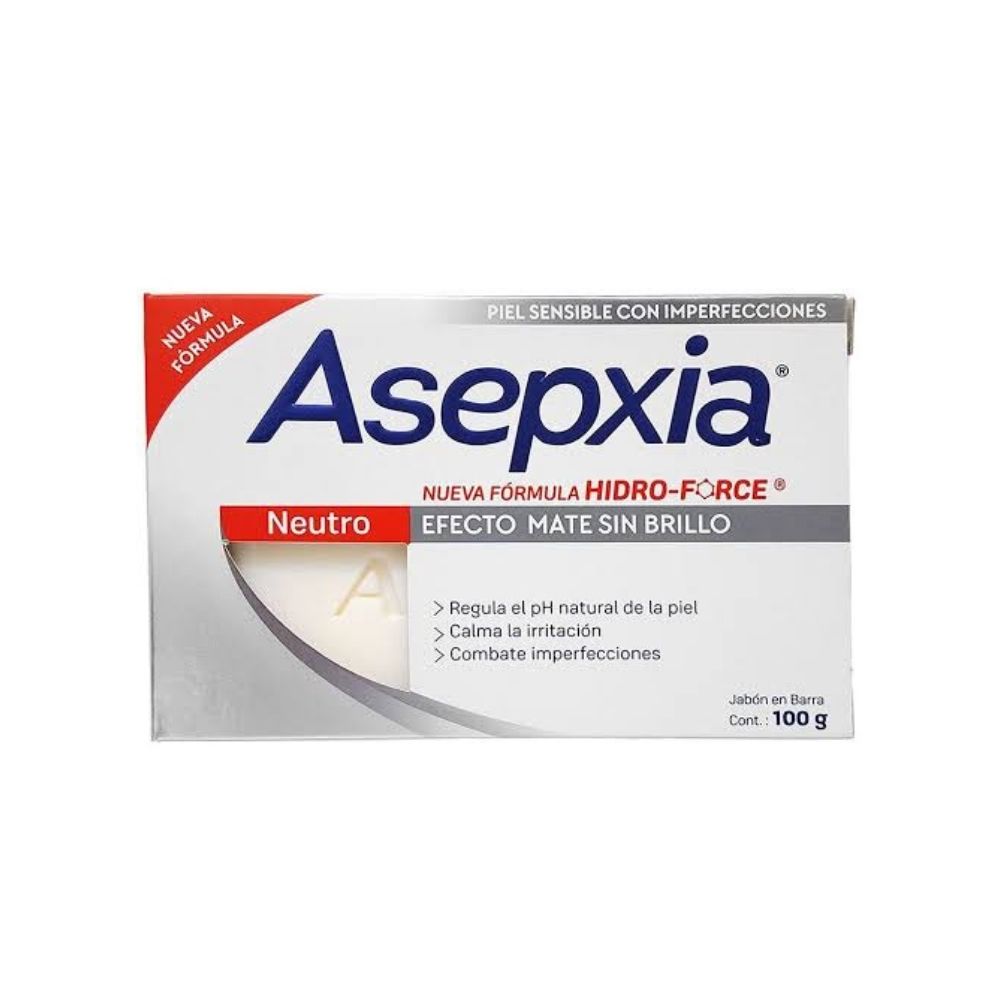 Asepxia Neutro Jabon Barra 100 Gramos