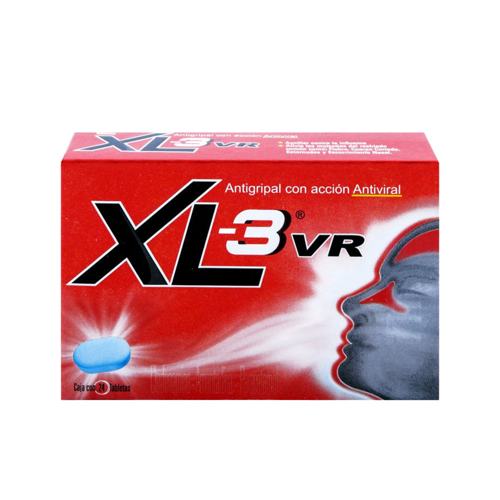 Xl-3 Vr 375/50/3 Mg Con 24 Tabletas