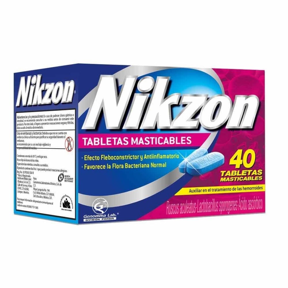 Nikzon Con 40 Tabletas (Hucius)