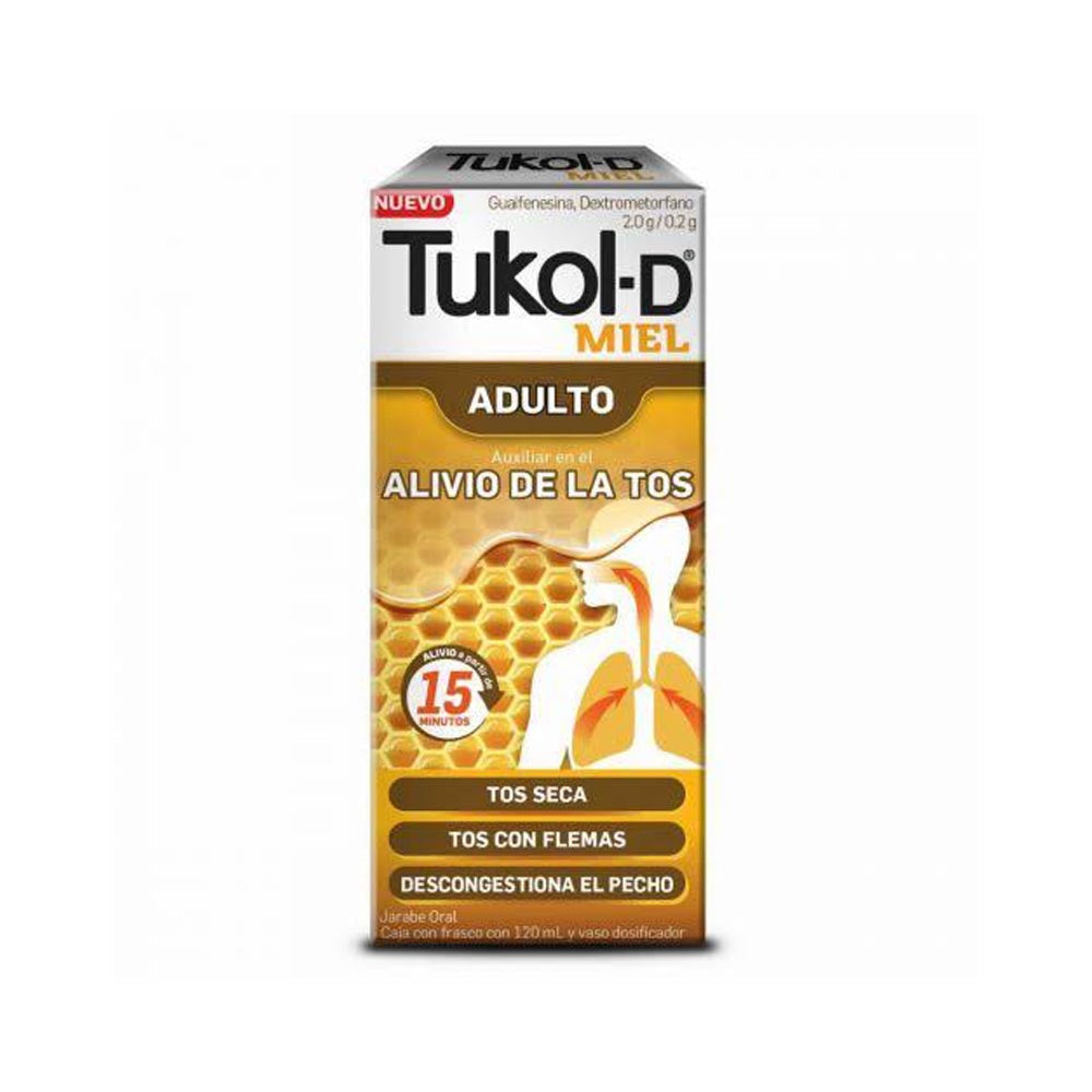 Tukol-D Adulto Miel Jarabe 120 Ml