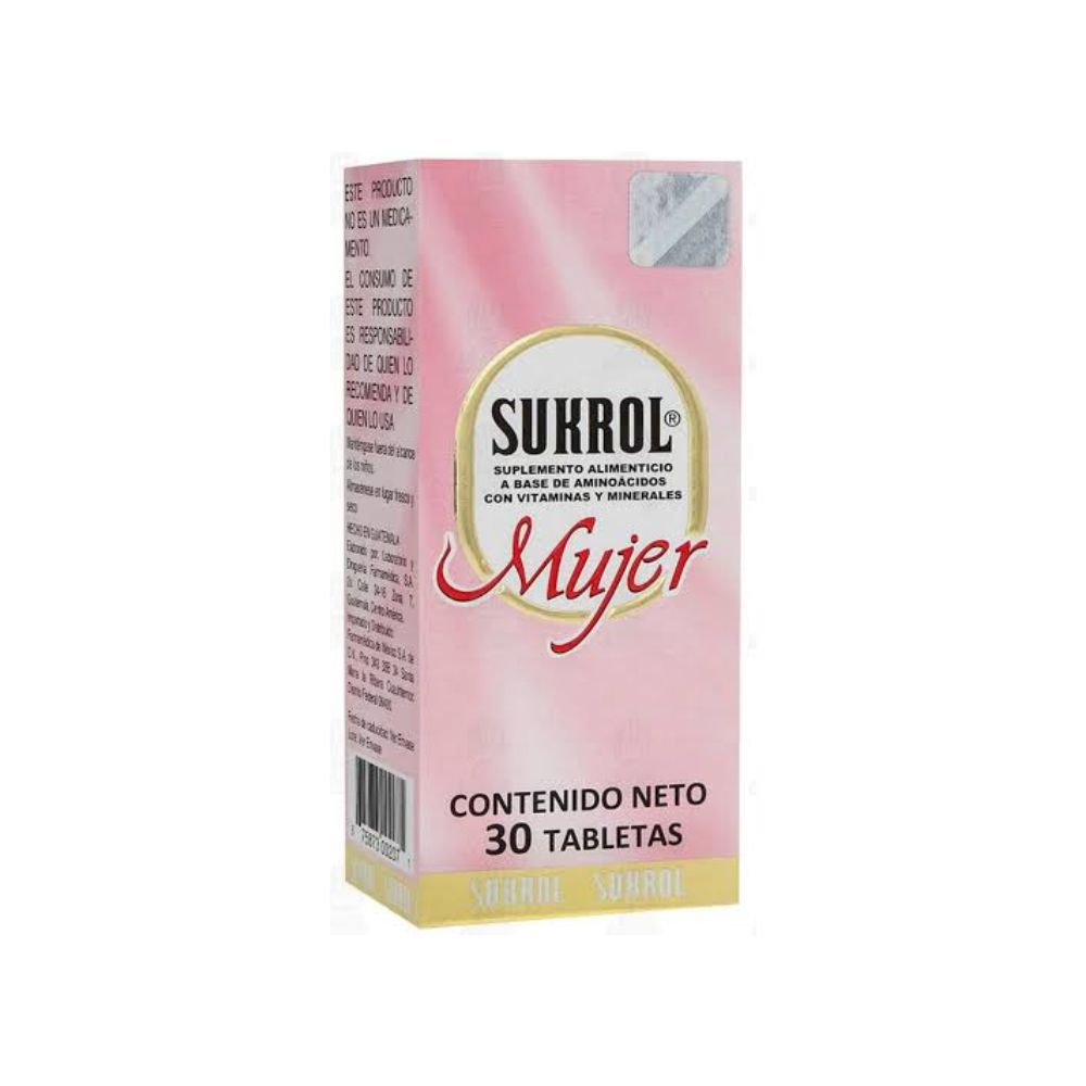 SUKROL MUJER SUPLE ALIMENTICIO TABLETAS 30