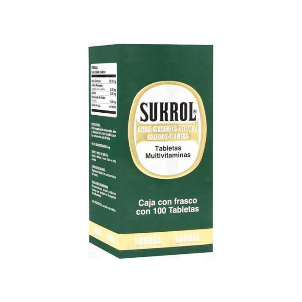 Sukrol Tabletas Con 100