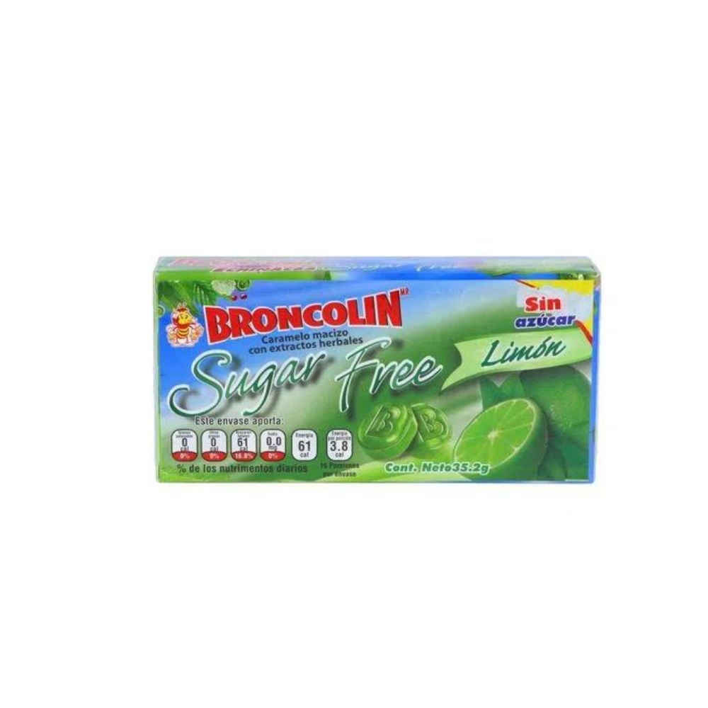 BRONCOLIN SUGAR-FREE LIMON 35 G