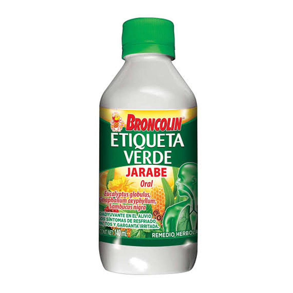 BRONCOLIN ETIQ VERDE JARABE 140 ML