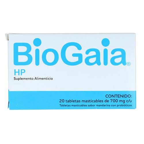 Biogaia Hp Suplemento Alimenticio Mandarina 20 Tabletas Masticab