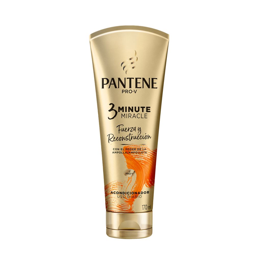 Acondicionador Pantene 3Min Fuerza Reconstructora 170Ml