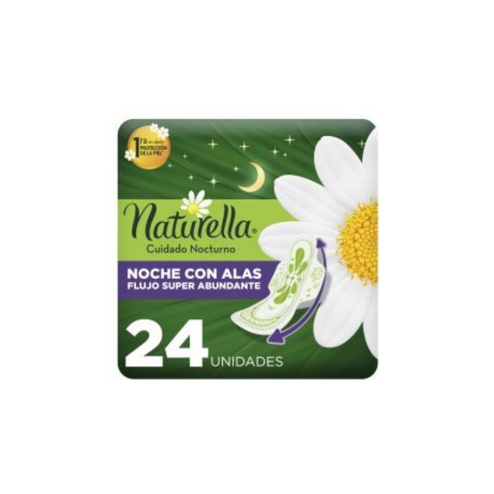 TOALLAS SANITARIAS NATURELLA NOCT CON 24PZ