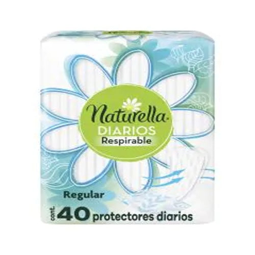 PANTY PROTECTOR NATURELLA DIA RESPIRA CON 40