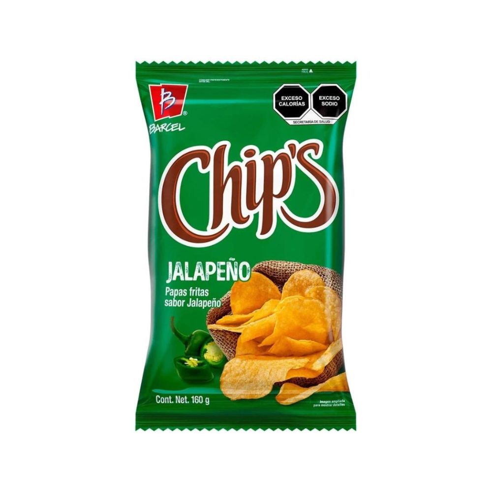 CHIPS JALAPEÑO 170 G