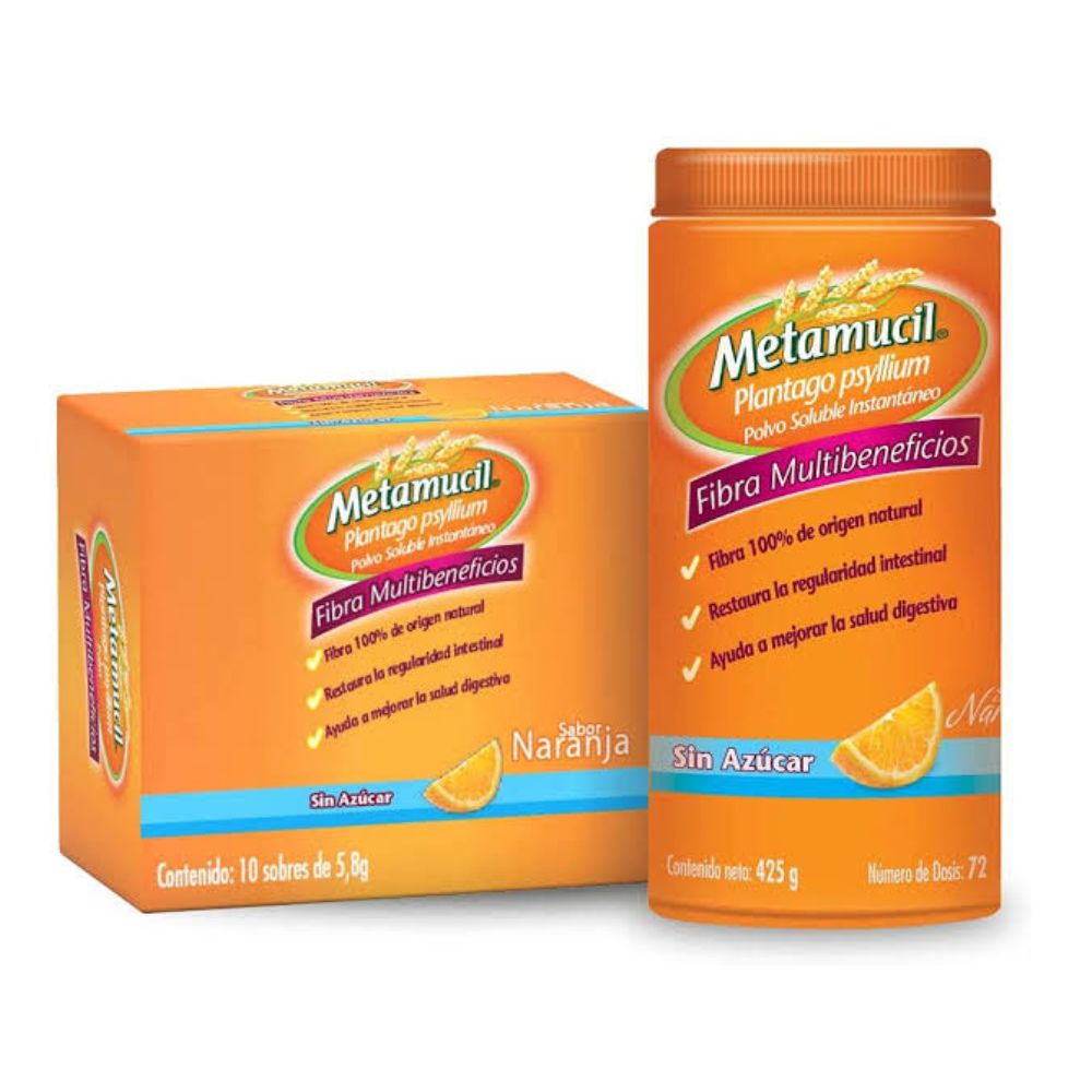 Metamucil Soluble Instante Naranja 425 G