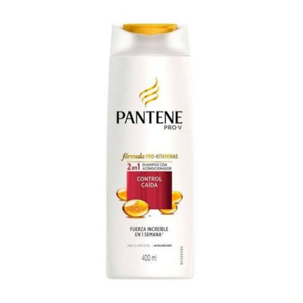 SHAMPOO PANTENE 2 EN 1 CONTROL CAIDA 400 ML