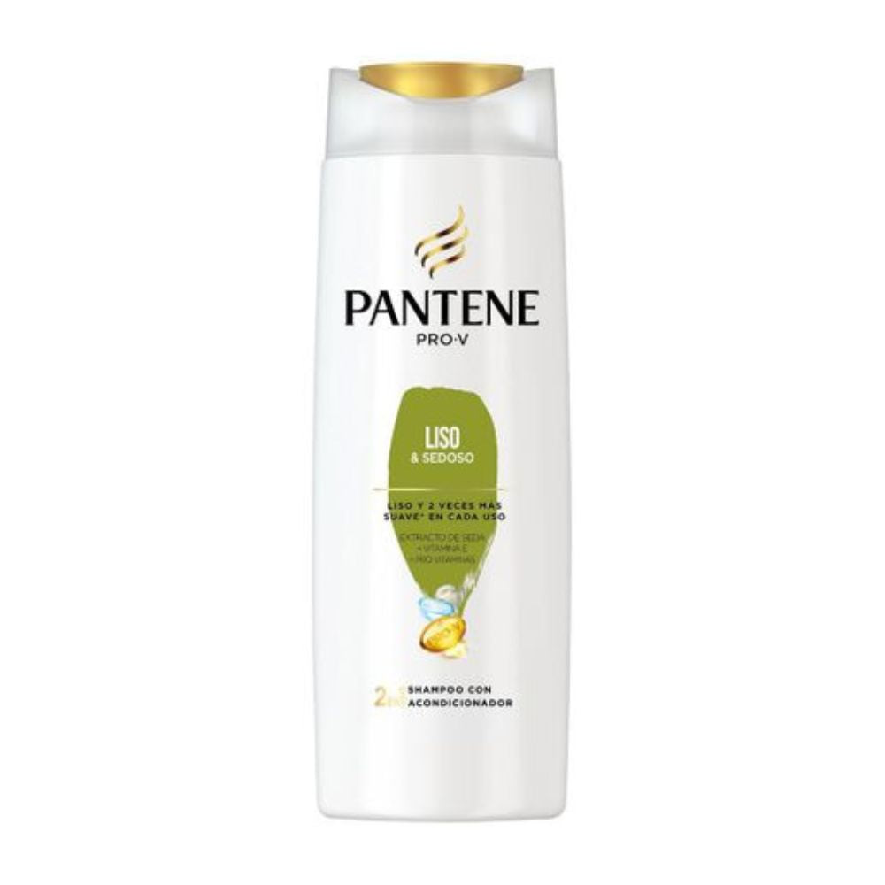 Shampoo Acondicionador Pantene Liso-Suave  400 Mililitros