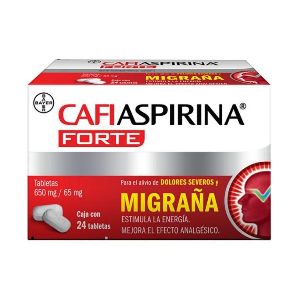 Cafiaspirina Forte Tabletas Con 24