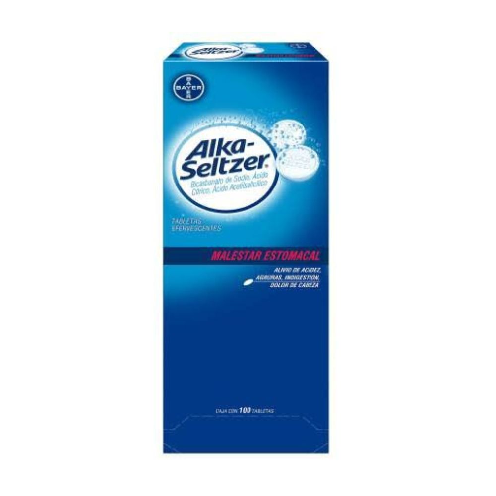 ALKA-SELTZER TABLETAS 100
