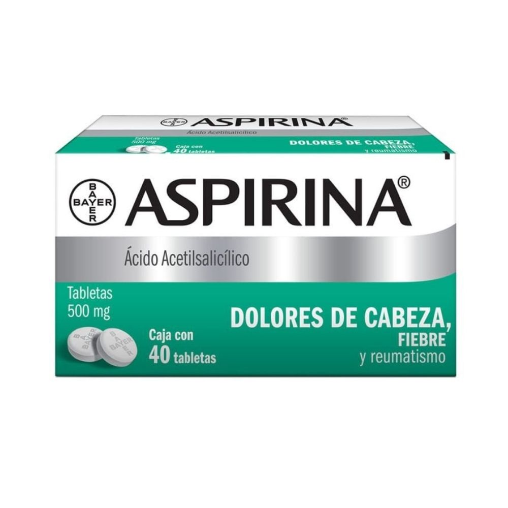 Aspirina Adulto Tabletas Con 40
