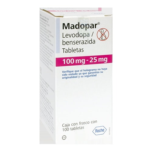 MADOPAR 125 MG CON 100 COMPRIMIDOS