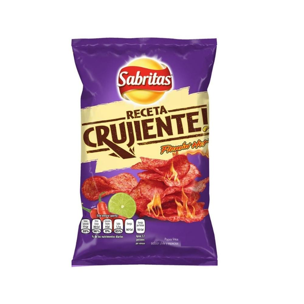 PAPAS CRUJIENTES FLAMIN HOT49 G