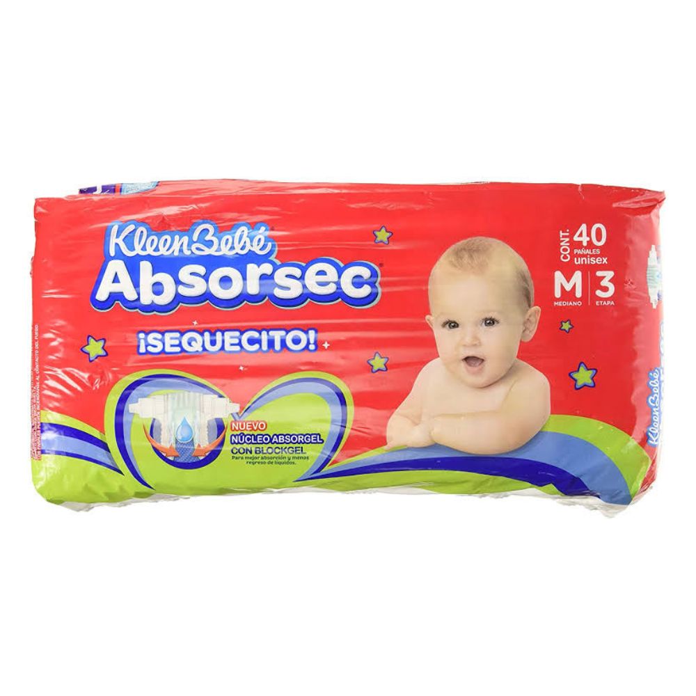 Pa¤al Absorsec Con 40 Piezas Mediano