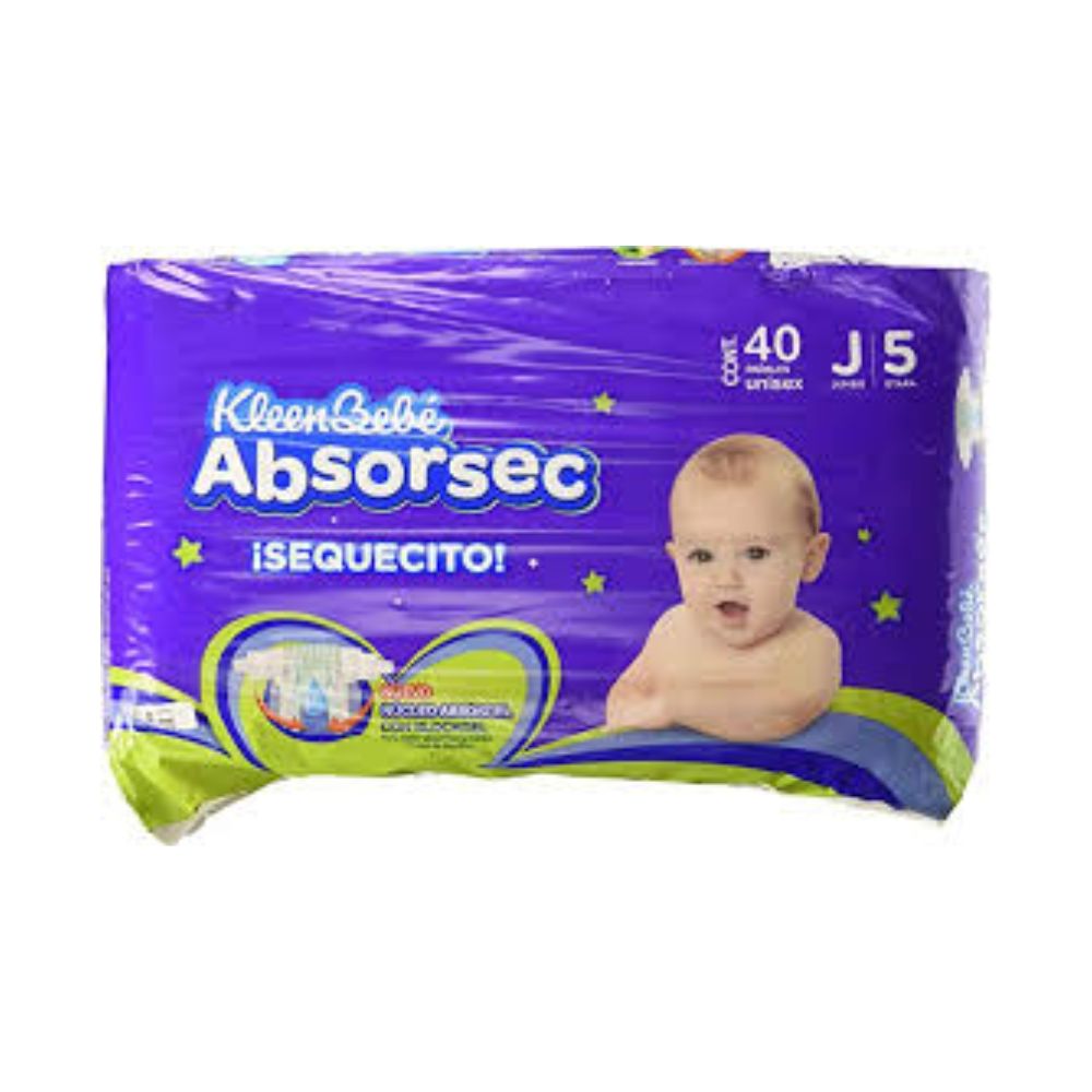 Pa¤al Absorsec Ultra C/40 Piezas Jumbo