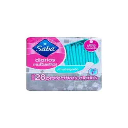 Panty Protectores Saba Multiestilos Ultradelgado Con 28