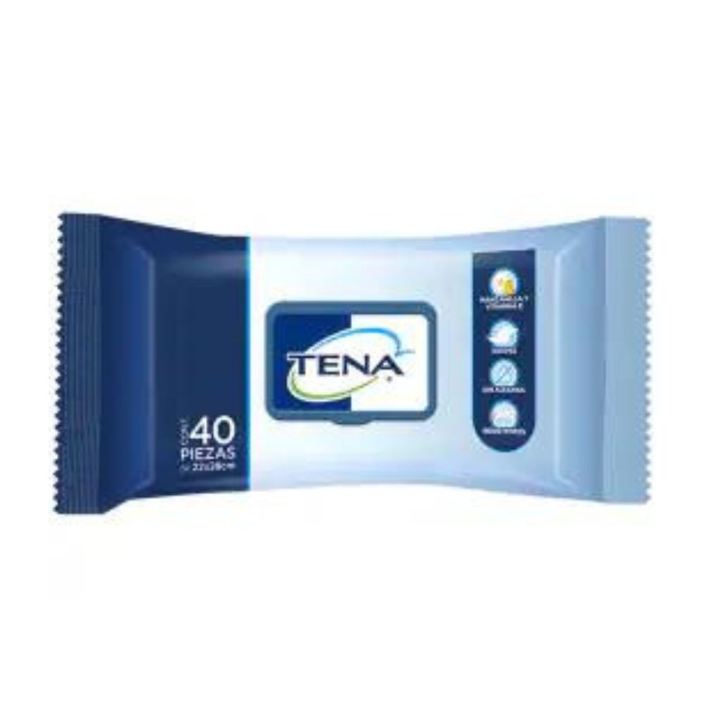 Toallas Humedas Adulto Tena C/ 40 Piezas