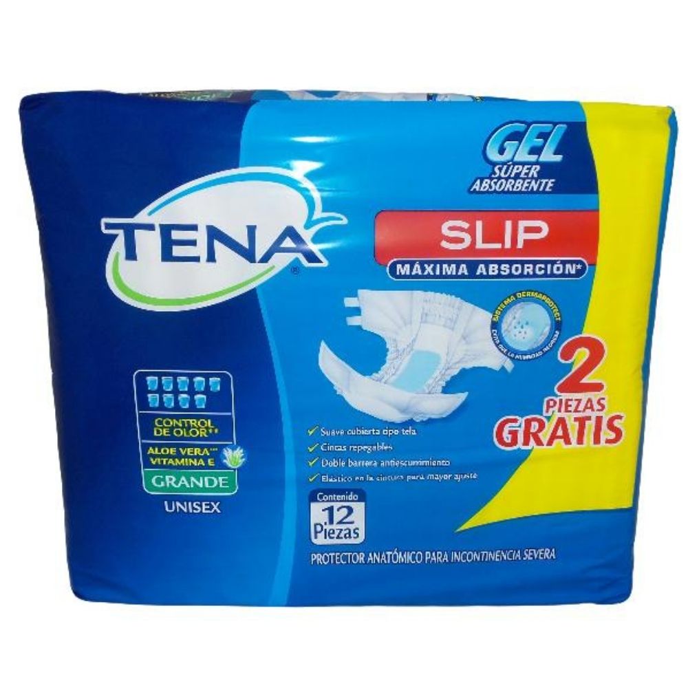 Panal Tena Slip Grande C/10 Piezas