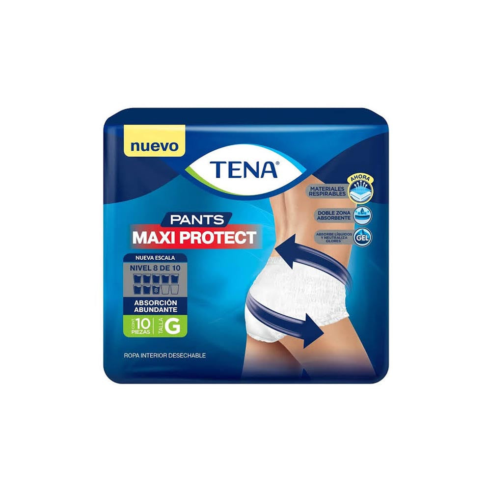 Calzones Tena Pants Mediano 10 Piezas