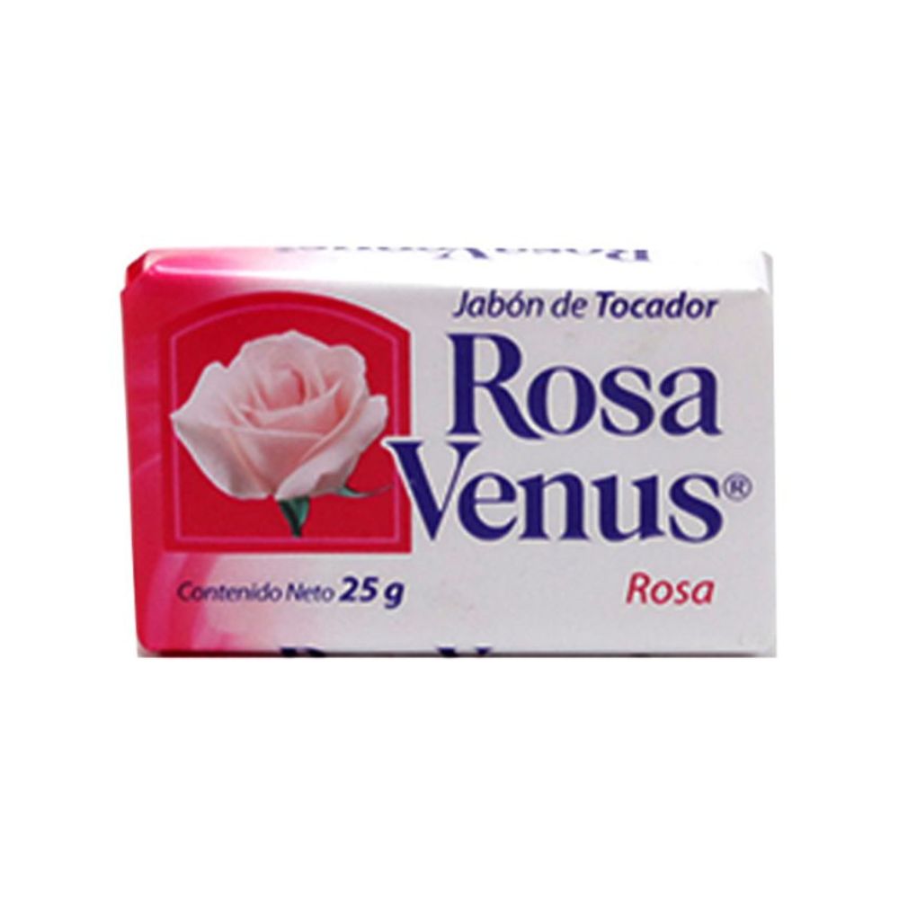 JABON ROSA VENUS BARRA ROSA 25 G
