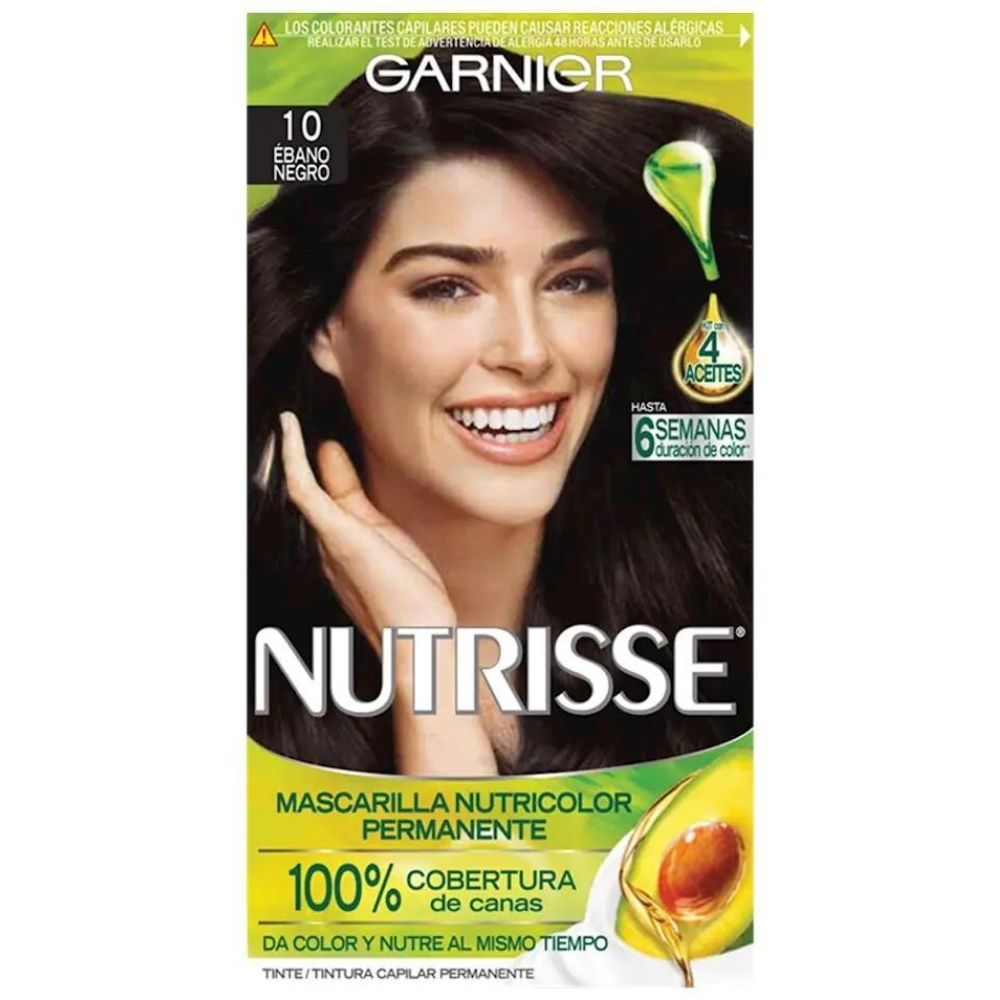 Tinte Nutrisse Ebano-Negro 10