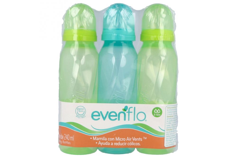 Biberã“N Evenflo Classic 8 Onz Con 3